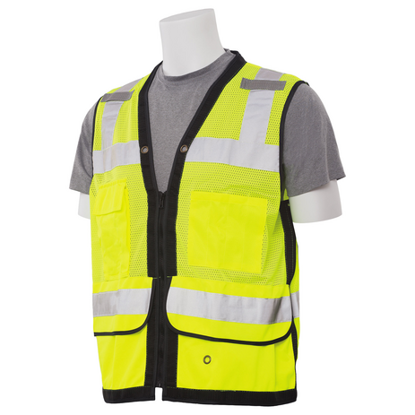 Lime Class 2 Surveyor Safety Vest S251