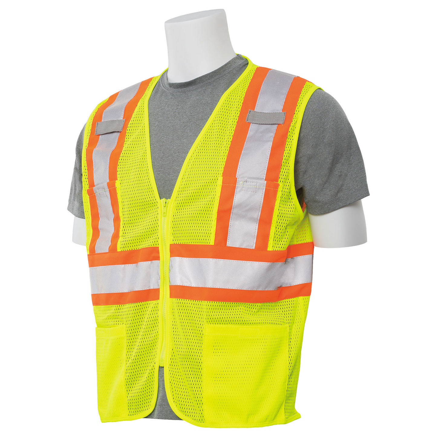 Lime Class 2 Safety Vest with Contrasting Trim S383P
