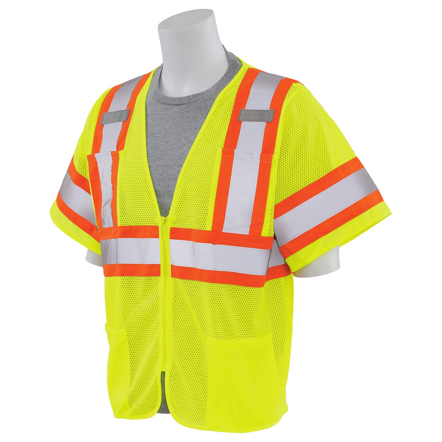 Class 3 Lime Safety Vest DeltaPlus S683P