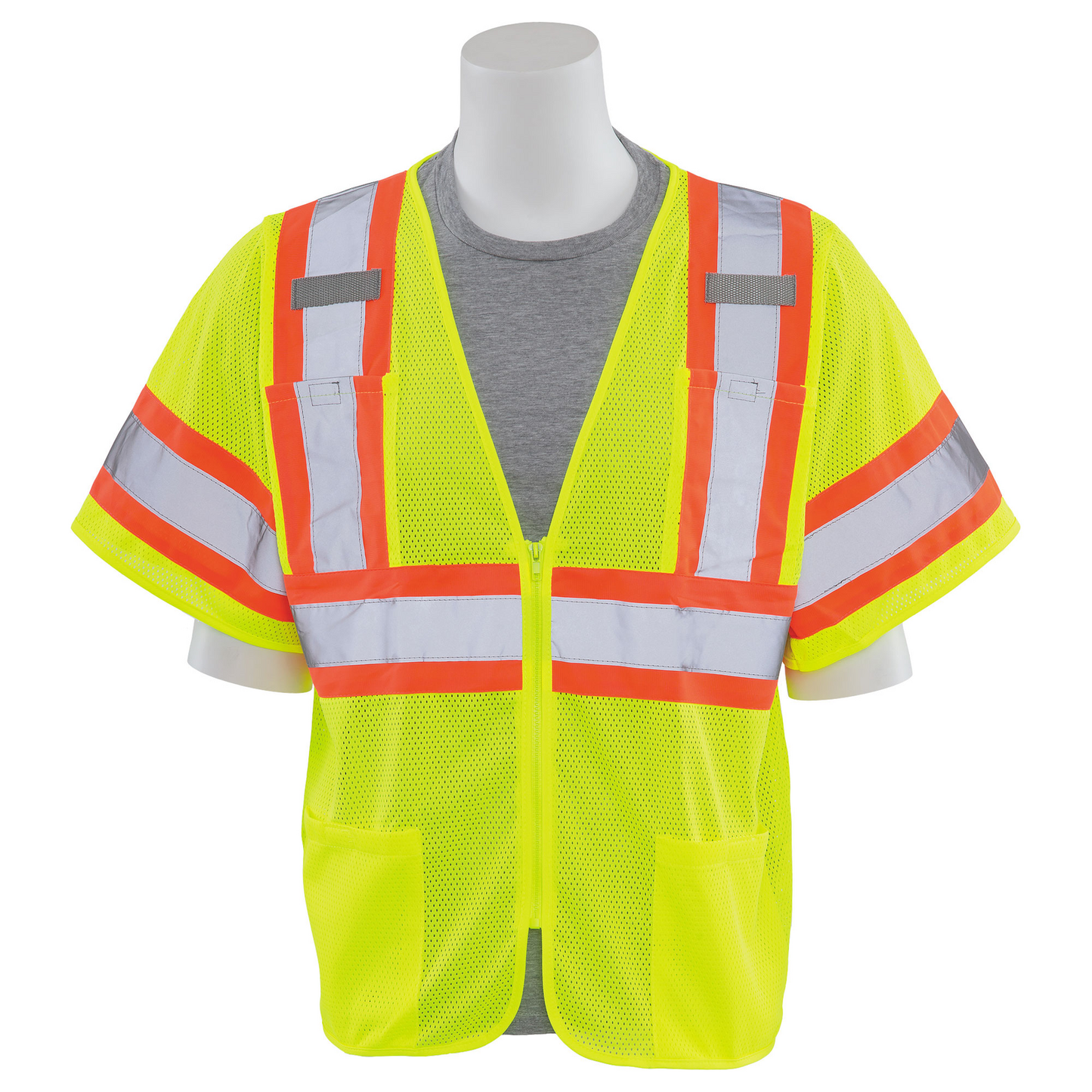 Class 3 Lime Safety Vest DeltaPlus S683P