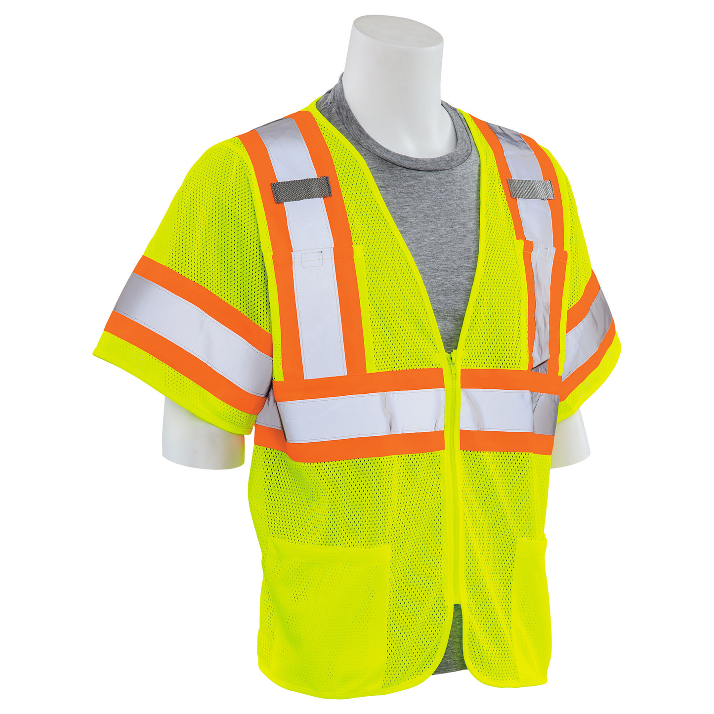 Class 3 Lime Safety Vest DeltaPlus S683P