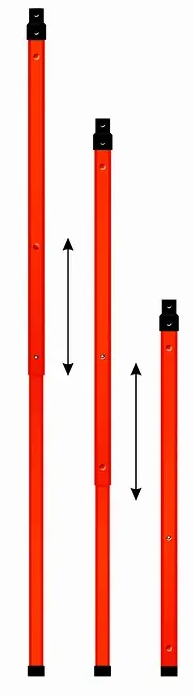 Staff for stop/slow paddles