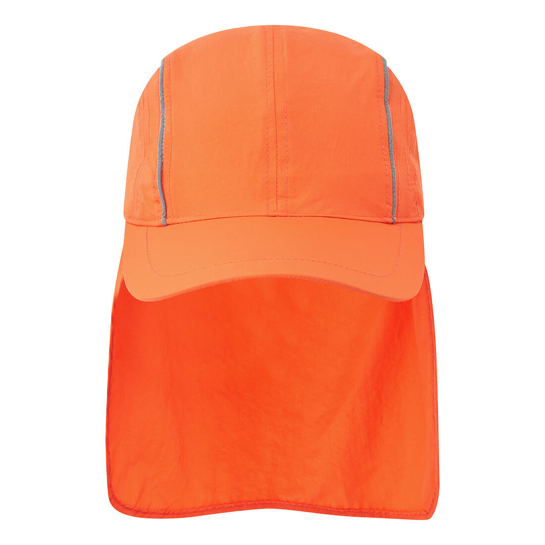 Breathable Sun Shield Cap Hi-Viz Orange