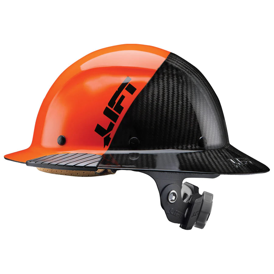 Lift Safety DAX Carbon Fiber Full Brim 50/50 Hard Hat
