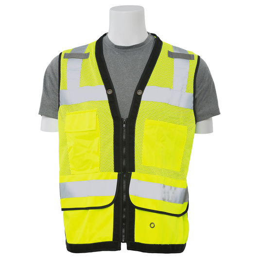 Lime Class 2 Surveyor Safety Vest S251