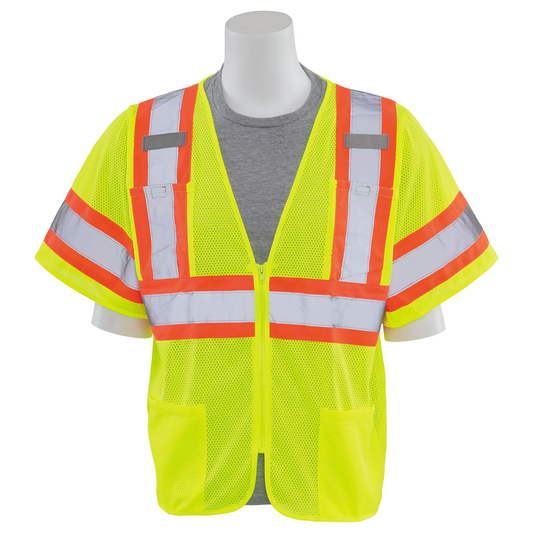 Class 3 Lime Safety Vest DeltaPlus S683P