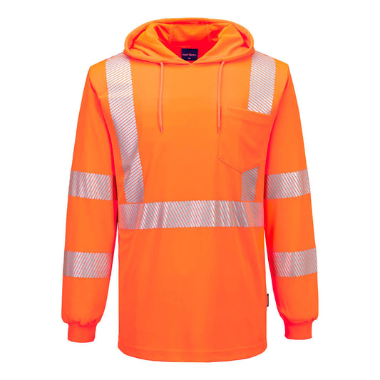 Lightweight Hi-Vis Hooded T-shirt