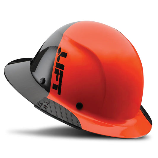 Lift Safety DAX Carbon Fiber Full Brim 50/50 Hard Hat
